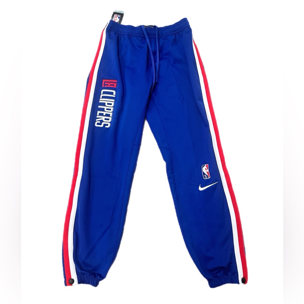 NIKE NBA LOS ANGELES CLIPPERS ON COURT PLAYER SNAP-OFF TRACK PANTS BRAND NEW